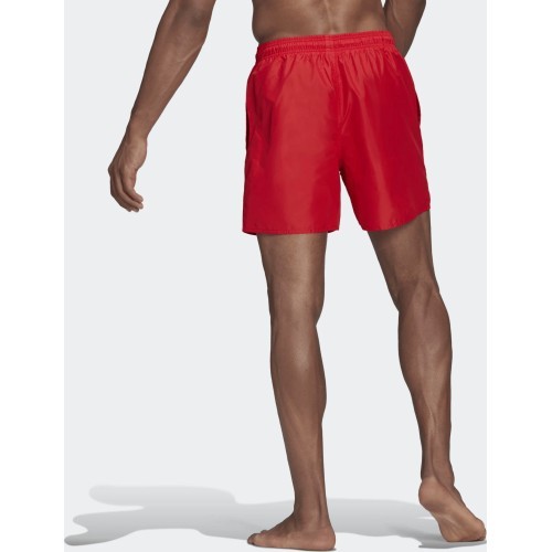 Adidas Solid CLX Short SL vīriešu peldšorti, sarkani, HA0384