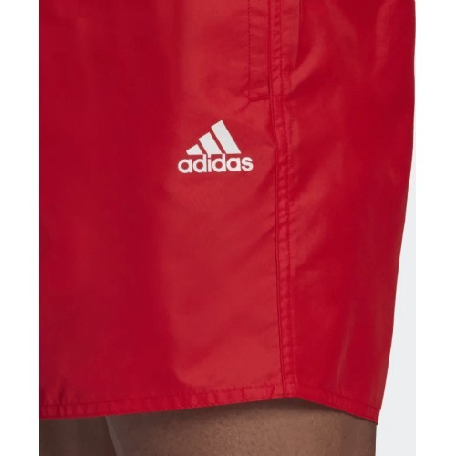 Мужские шорты для плавания Adidas Solid CLX Short SL, красные, HA0384