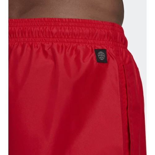 Мужские шорты для плавания Adidas Solid CLX Short SL, красные, HA0384
