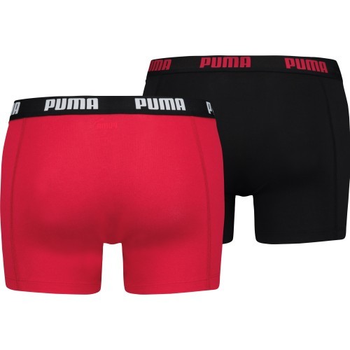 Мужские боксеры Puma Basic Boxer, чёрно-красные