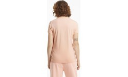 Puma Ess Logo Tee Peach Women's Blouse