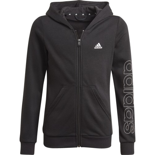 Adidas G Lin FZ Girls' Hoodie Black GN4050