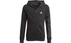 Adidas G Lin FZ Girls' Hoodie Black GN4050
