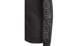 Adidas G Lin FZ meiteņu jaka ar kapuci, melna, GN4050