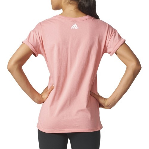 Adidas krekls ESS LIN LO TEE Tactile Rose