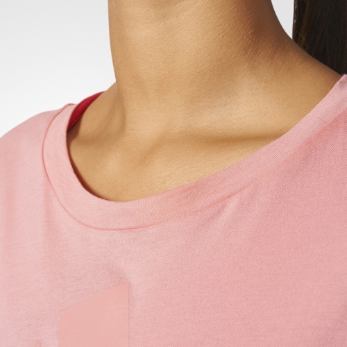 Adidas ESS LIN LO Tee T-Shirt Tactile Rose