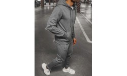 Мужской флисовый спортивный костюм J.Style Grey 68C10386-5