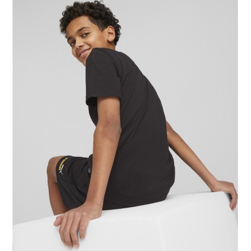 Puma Ess+ 2 Col Logo Tee pusaudžu krekls Black 586985 91