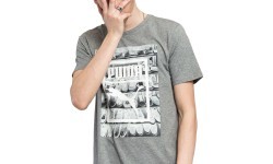 Puma Photoprint Shoes Tee Men's T-Shirt Grey 594892 03