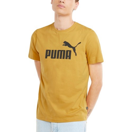 Puma ESS Logo Tee vīriešu T-krekls, dzeltens