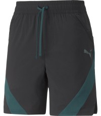Puma vīriešu šorti Train Fit Woven 7'' Short Black Green 522132 56