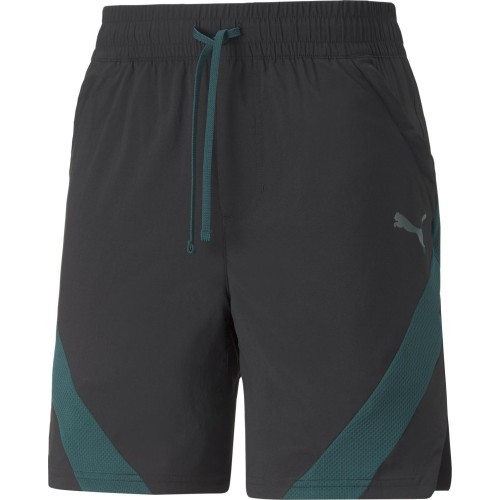 Puma vīriešu šorti Train Fit Woven 7'' Short Black Green 522132 56