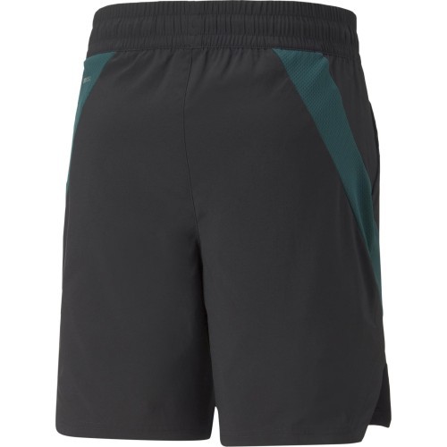 Puma vīriešu šorti Train Fit Woven 7'' Short Black Green 522132 56