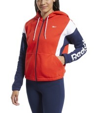 Reebok Women's Sweatshirt Te Linear Logo Fl F, red
