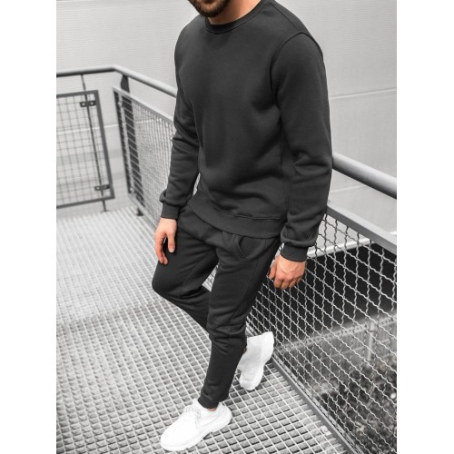 J.Style vīriešu sporta tērps flīsa Black 68C10380-3