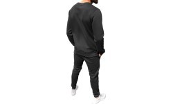 J.Style мужской спортивный костюм флисовый Black 68C10380-3
