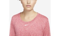 Nike One Dri-FIT sieviešu krekls ar garām piedurknēm rozā DD0641 622