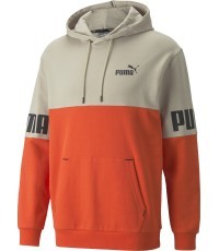 Мужская толстовка Puma Power Colorb оранжево-серая 848009 64