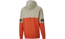 Мужская толстовка Puma Power Colorb оранжево-серая 848009 64