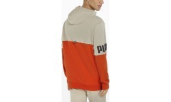 Мужская толстовка Puma Power Colorb оранжево-серая 848009 64