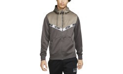 Nike NSW Repeat Pk Fz Hoodie vīriešu džemperis, haki DM4672 254