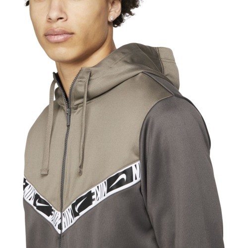 Nike NSW Repeat Pk Fz Hoodie vīriešu džemperis, haki DM4672 254