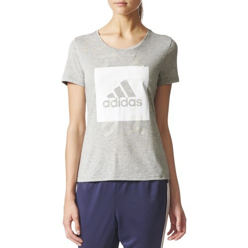 Блузка Adidas ID Badge of Sport Tee Grey CF4664