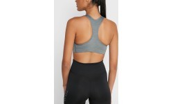 Nike Swoosh Futura sporta krūšturis sievietēm, pelēks BV3643 084
