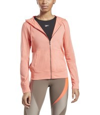 Reebok Ri Jersey Full Zip Women's Sweatshirt Pink GI6610