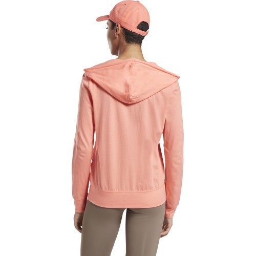 Reebok sieviešu džemperis Ri Jersey Full Zip rozā GI6610