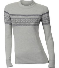Sieviešu termo krekls Aclima Marius Crew Neck Gråfjell - 187