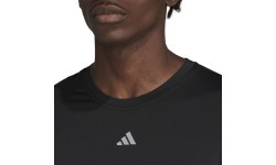 Мужская футболка Adidas Techfit Aeroready Long чёрная HP0626