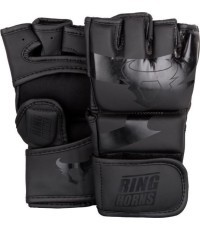 Перчатки ММА Ringhorns Charger - черный/черный