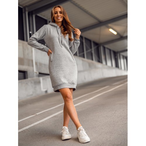 J.Style sieviešu flīsa svārki, pelēki 68YS10005-2