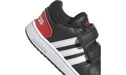 Adidas Hoops 2.0 CMF I детские кроссовки чёрные FY9444