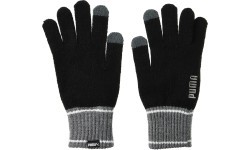 Puma cimdi Knit Gloves Black Grey 041772 01