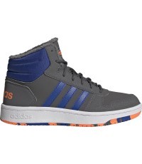 Adidas Hoops Mid 2.0 K zēnu botas pelēkas FW4278