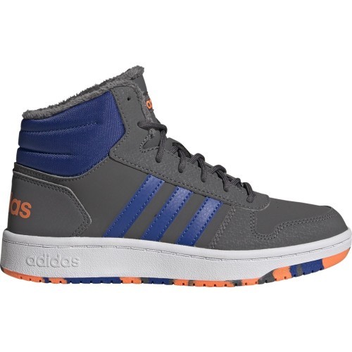 Adidas Hoops Mid 2.0 K zēnu botas pelēkas FW4278