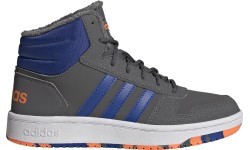Adidas Hoops Mid 2.0 K zēnu botas pelēkas FW4278