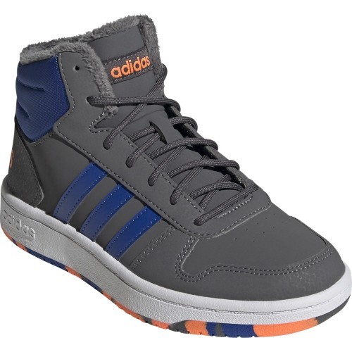 Adidas Hoops Mid 2.0 K zēnu botas pelēkas FW4278