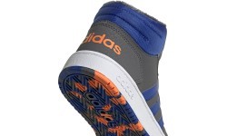 Кроссовки для мальчиков Adidas Hoops Mid 2.0 K серые FW4278
