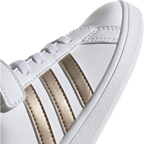 Adidas Grand Court C детские кроссовки White EF0107