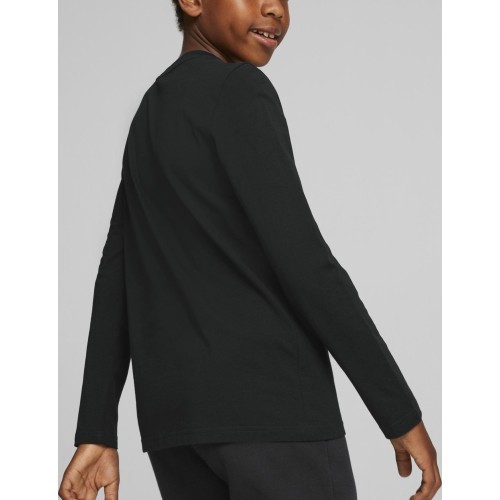 Puma Alpha Longsleeve Tee krekls pusaudžiem Black 670103 01