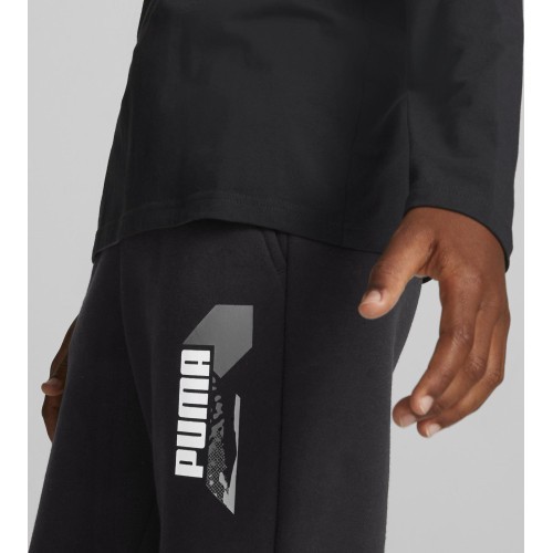 Puma Alpha Longsleeve Tee Junior T-Shirt Black 670103 01