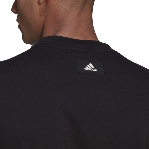 Adidas M Fi Tee Bos A vīriešu T-krekls, melns