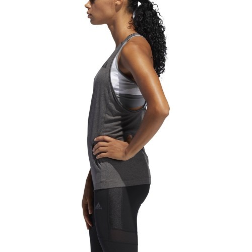 Adidas augšdaļa 3 Stripe Tank Black DU3459