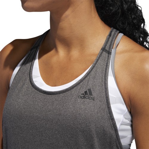 Adidas 3 Stripe Tank Top Black DU3459