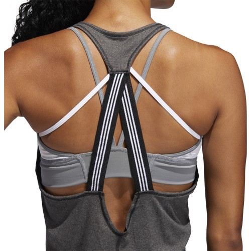 Adidas augšdaļa 3 Stripe Tank Black DU3459