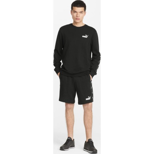 Мужской свитшот Puma Ess+ Tape Crew Black 847384 01