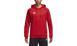 Adidas Core 18 Hoodie džemperis, sarkans CV3337